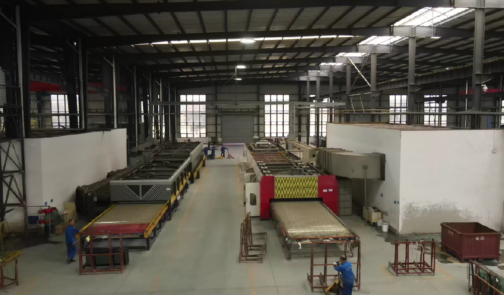 Double-chamber tempering furnace