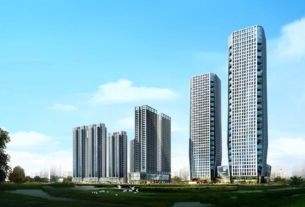 Liangjiang International architectural glass reference project in Chongqing