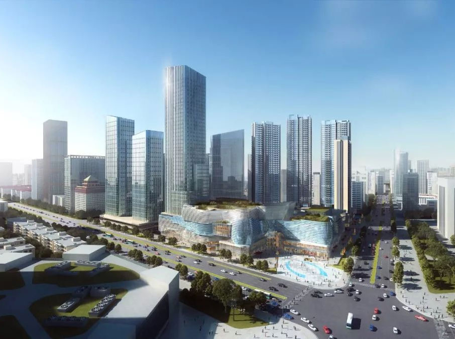 Longfor Shangcheng architectural glass reference project in Chengdu