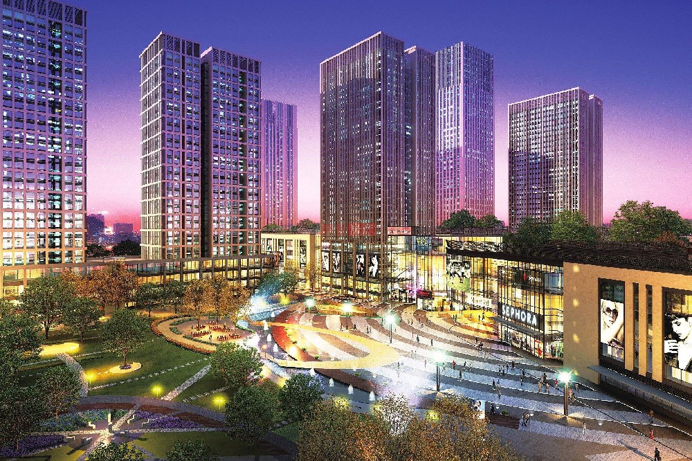 Longfor Times Paradise Walk (podium) reference project in Chengdu