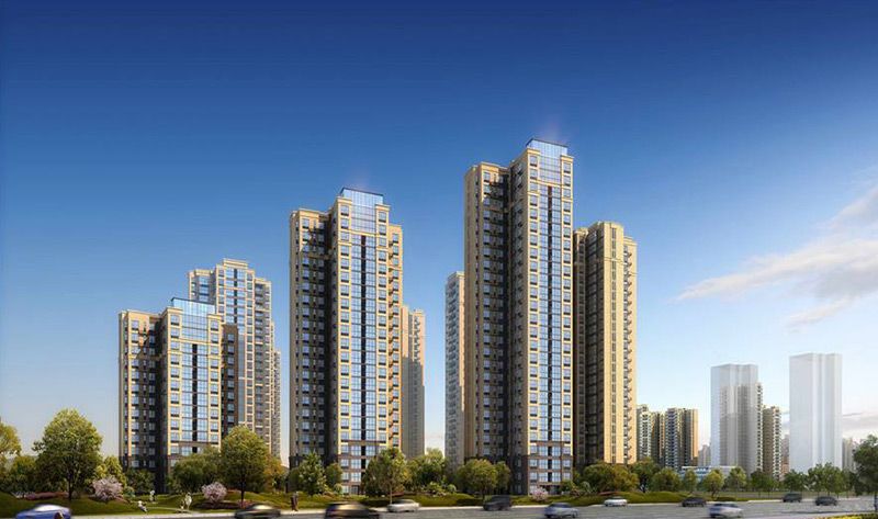 Vanke Fifth City architectural glass reference project in Chengdu