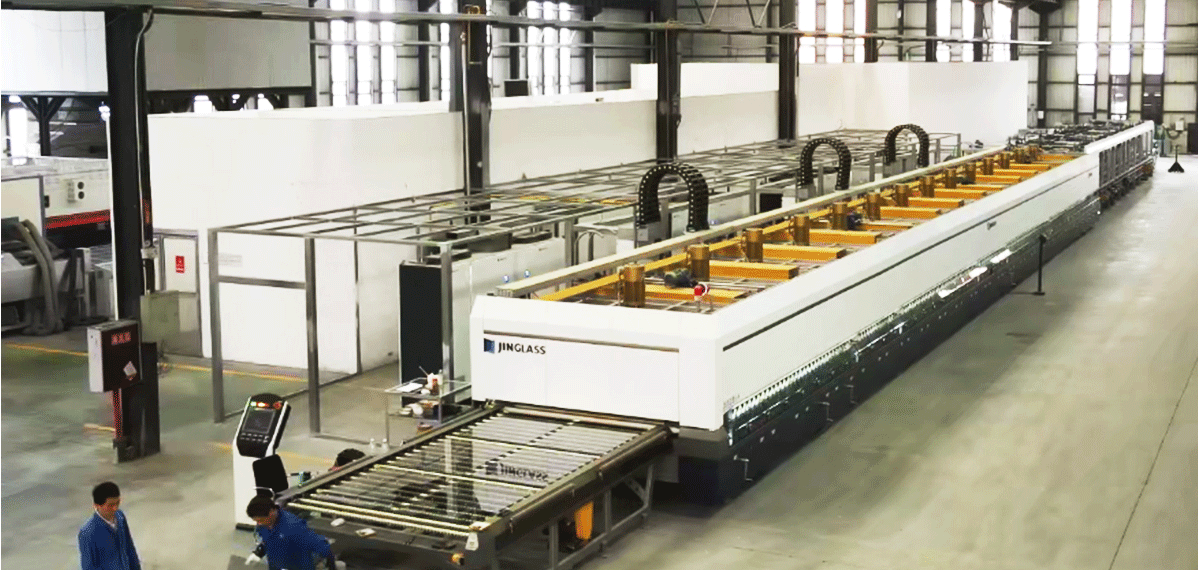 Continuous convection tempering furnace